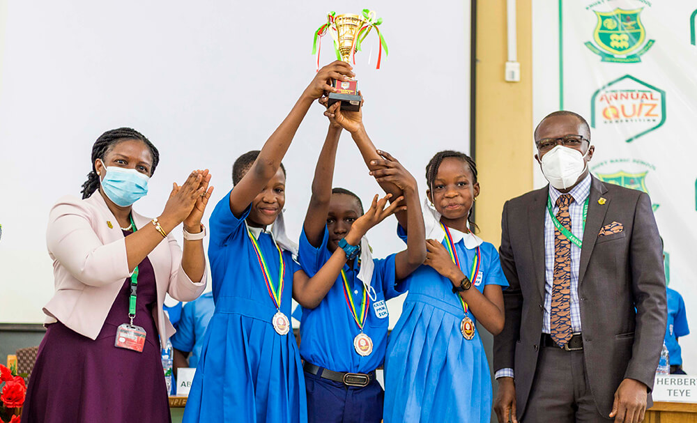 Basic 5A wins KNUST primary school Inter-classes quiz competition