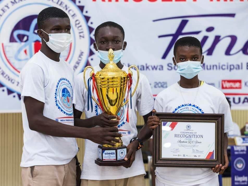 Asiakwa R/C JHS wins 2021 Kingsley Maths and Science Quiz