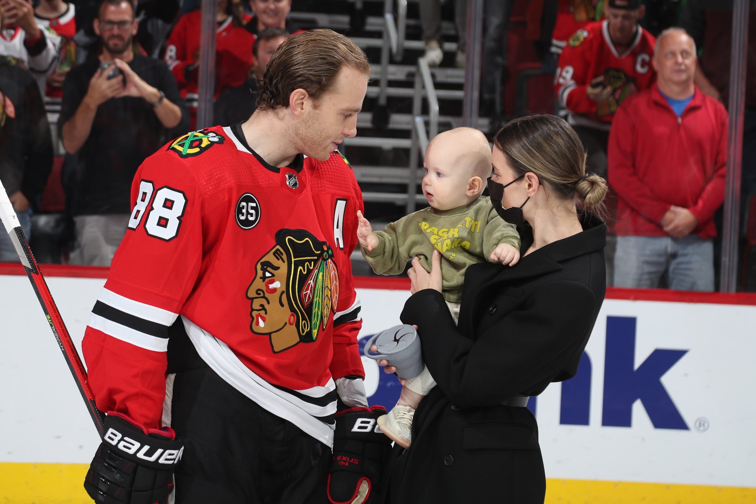 Patrick Kane With His Girlfriend